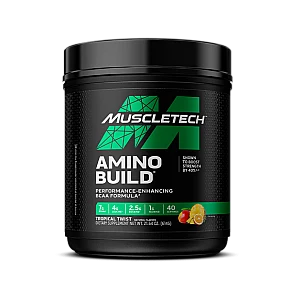 Amino Build חומצות אמינו BCAA תערובת אלקטרוליטים - טוויסט טרופי - 614 גרם - מבית MuscleTech