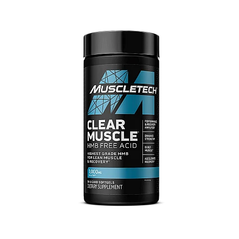 Clear Muscle חומצת HMB תכולה 84 כמוסות רכות - מבית MuscleTech Clear Muscle חומצת HMB תכולה 84 כמוסות רכות - מבית MuscleTech