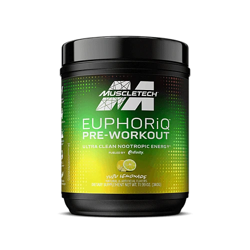 EuphoriQ טרום קדם אימון - לימונדת - 340 גרם - מבית MuscleTech