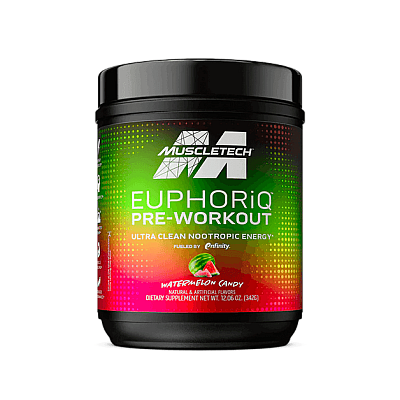 EuphoriQ טרום קדם אימון - סוכריות אבטיח - 342 גרם - מבית MuscleTech