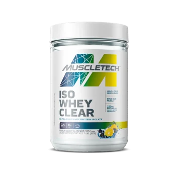 ISO Whey Clear חלבון מבודד טהור במיוחד - לימון ופירות יער - 503 גרם - מבית MuscleTech