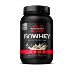 IsoWhey 100% חלבון איזו מי גבינה מבודד - בטעם וניל - 907 גרם - מבית MuscleTech