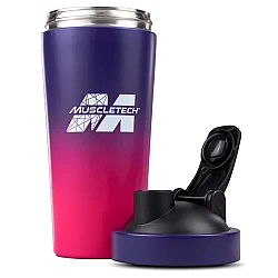 בקבוק שייקר פלדת אל-חלד סגול/ורוד 739 מ"ל - מבית MuscleTech