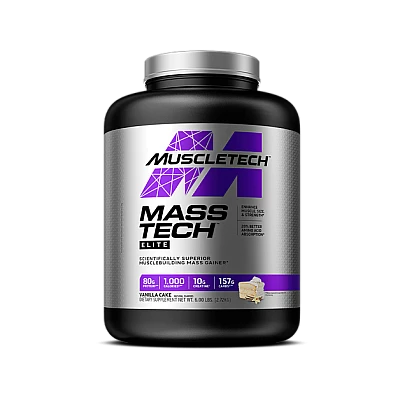 גיינר Mass Tech Elite בטעם עוגת וניל 2.72 ק"ג - מבית MuscleTech