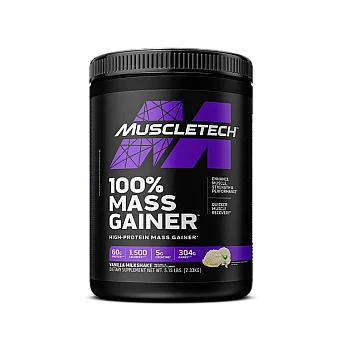  גיינר תוסף לעלייה במשקל Mass Gainer בטעם מילקשייק וניל - 2.33 ק"ג - מבית MuscleTech