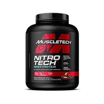חלבון מי גבינה Nitro-Tech‎ שוקולד חלב 1.81 ק"ג - מבית MuscleTech