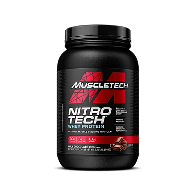 חלבון מי גבינה איזולט Nitro-Tech‎ בטעם שוקולד חלב - 998 גרם - מבית MuscleTech