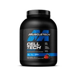 סדרת הביצועים חומצות אמינו + קריאטין CELL-TECH בטעם פונץ' פירות 2.72 ק"ג - מבית MuscleTech