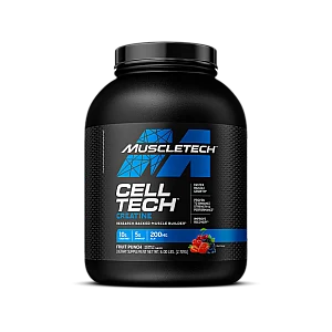 סדרת הביצועים חומצות אמינו + קריאטין CELL-TECH בטעם פונץ' פירות 2.72 ק"ג - מבית MuscleTech