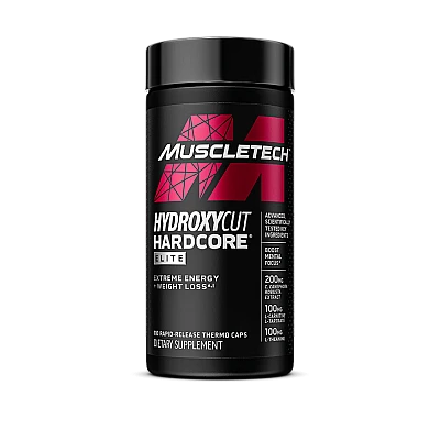 שריפת שומן Hardcore Elite‏ בשחרור מהיר 110 כמוסות - מבית MuscleTech