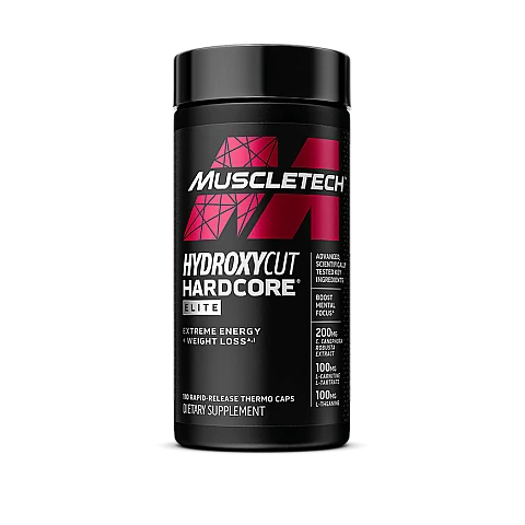 שריפת שומן Hardcore Elite‏ בשחרור מהיר 110 כמוסות - מבית MuscleTech