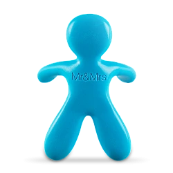 מטהר אוויר לרכב בניחוח פורטופינו - צבע כחול בהיר - מבית Mr & Mrs Fragrance