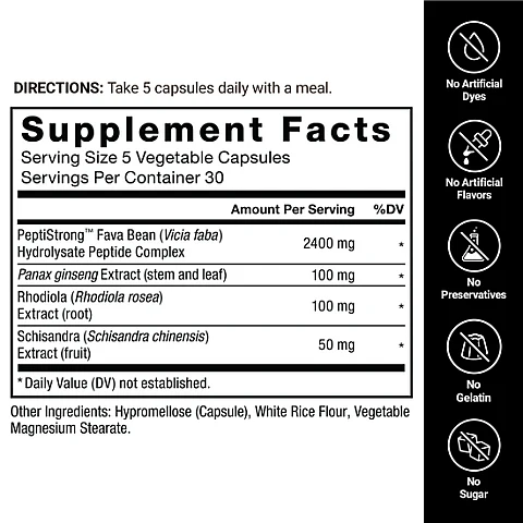 Anabolic Muscle Builder בונה שרירים אנאבולי עם PeptiStrong שפותח בבינה מלאכותית - 150 כמוסות צמחיות - מבית Force Factor Anabolic Muscle Builder בונה שרירים אנאבולי עם PeptiStrong שפותח בבינה מלאכותית - 150 כמוסות צמחיות - מבית Force Factor