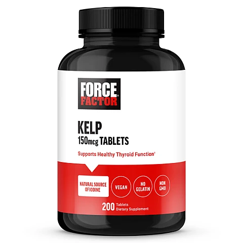 יוד טבעי מאצות ים 150 מק"ג 200 טבליות - מבית Force Factor יוד טבעי מאצות ים 150 מק"ג 200 טבליות - מבית Force Factor