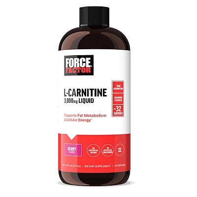 נוזל ל-קרניטין פירות יער 3,000 מ"ג - 473 מ"ל - מבית Force Factor