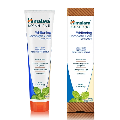 הימלאיה משחת שיניים בוטניק הלבנת נענע ללא פלואוריד 150 גרם - מבית Himalaya