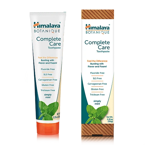 הימלאיה משחת שיניים בוטניק טיפול יסודי מנטה ללא פלואוריד 150 גרם - מבית Himalaya