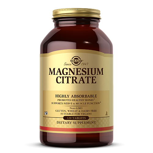 מגנזיום ציטראט סולגאר - 120 טבליות מבית SOLGAR