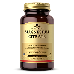 מגנזיום ציטראט סולגאר - 60 טבליות מבית SOLGAR