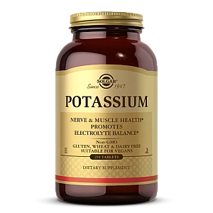 סולגאר Potassium אשלגן 250 טבליות - מבית SOLGAR