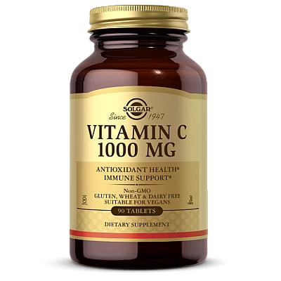 סולגאר ויטמין C 1000 מ"ג - 90 טבליות מבית SOLGAR