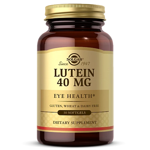 סולגאר לוטאין 40 מ״ג - 30 כמוסות רכות מבית SOLGAR