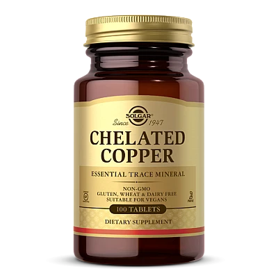 סולגאר נחושת 2.5 מ"ג - 100 טבליות מבית SOLGAR