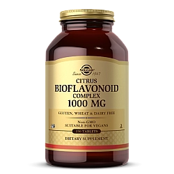 סולגאר קומפלקס ביופלבונואידים של הדרים 1,000 מ"ג - 250 טבליות - מבית SOLGAR