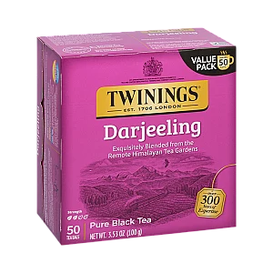 תה הודי טווינינגס דארג'ילינג Darjeeling בשקיות 50 יחידות - מבית Twinings