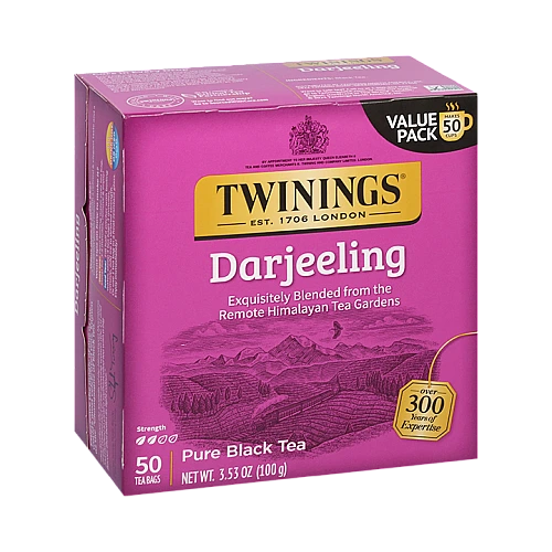 תה הודי טווינינגס דארג'ילינג Darjeeling בשקיות 50 יחידות - מבית Twinings