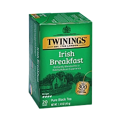 תה טווינינגס אייריש ברקפסט Irish Breakfast בשקיות 20 יחידות - מבית Twinings