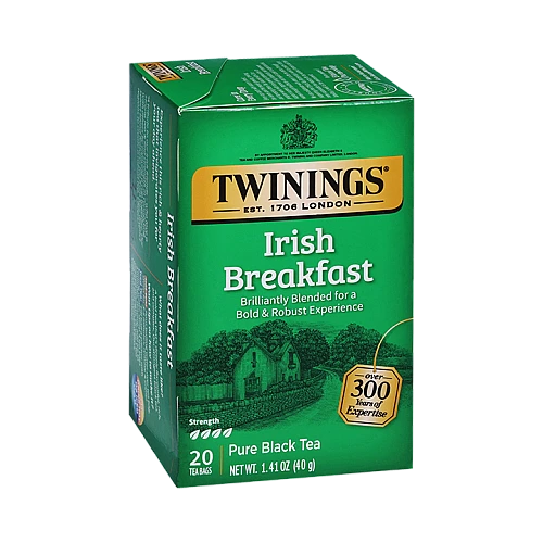 תה טווינינגס אייריש ברקפסט Irish Breakfast בשקיות 20 יחידות - מבית Twinings