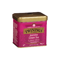 תה ירוק טווינינגס יסמין ירוק עלים Jasmine Green בפחית 100 גרם - מבית Twinings