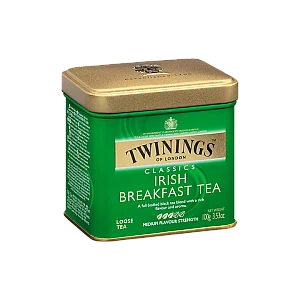 תה עלים טווינינגס אייריש ברקפסט Irish Breakfast בפחית 100 גרם - מבית Twinings