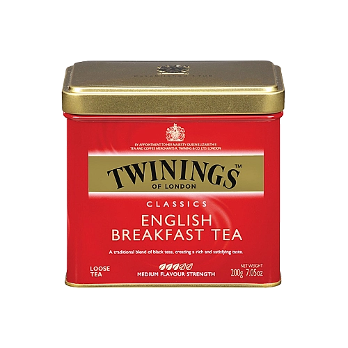 תה עלים טווינינגס אינגליש ברקפסט English Breakfast בפחית 200 גרם - מבית Twinings