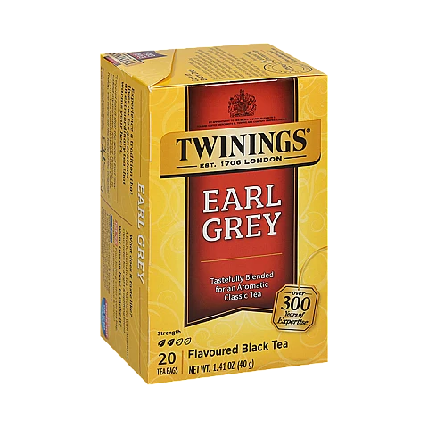 תה שחור טווינינגס ארל גריי Black Tea Earl Grey בשקיות 25 יחידות - מבית Twinings תה שחור טווינינגס ארל גריי Black Tea Earl Grey בשקיות 25 יחידות - מבית Twinings