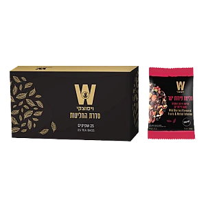 ויסוצקי מסעדות חליטת פירות וצמחים יער 25 שקיקים - הסדרה השחורה