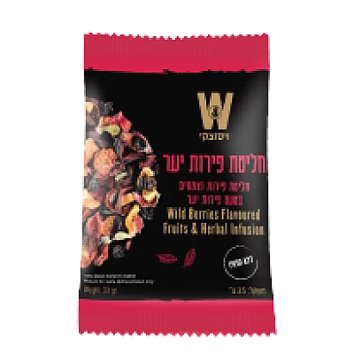 ויסוצקי מסעדות חליטת פירות וצמחים יער 25 שקיקים - הסדרה השחורה