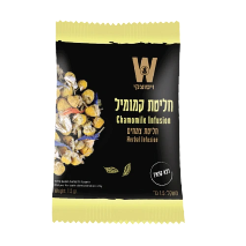 ויסוצקי מסעדות חליטת קמומיל ללא קפאין 25 שקיקים - הסדרה השחורה