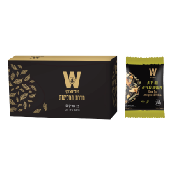 ויסוצקי מסעדות תה ירוק לימונית ולואיזה 25 שקיקים - הסדרה השחורה