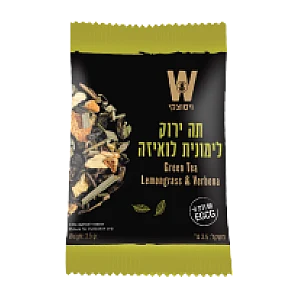 ויסוצקי מסעדות תה ירוק לימונית ולואיזה 25 שקיקים - הסדרה השחורה