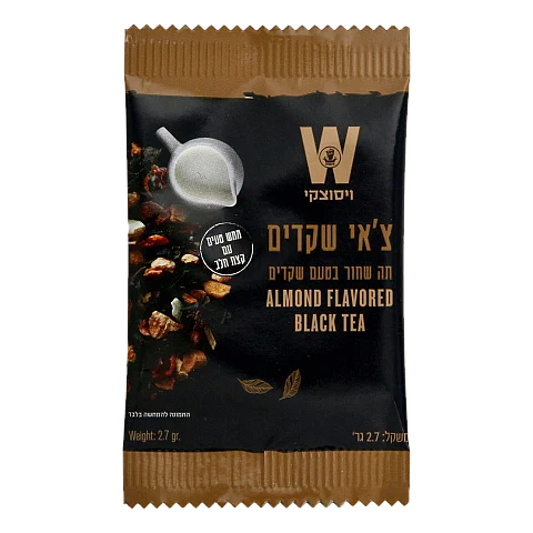 ויסוצקי מסעדות תה צ’אי שקדים 25 שקיקים - הסדרה השחורה ויסוצקי מסעדות תה צ’אי שקדים 25 שקיקים - הסדרה השחורה