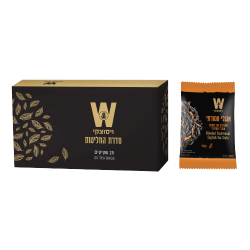 ויסוצקי מסעדות תערובת תה בסגנון אנגלי מסורתי 25 שקיקים - הסדרה השחורה