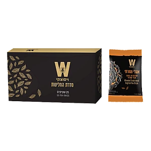 ויסוצקי מסעדות תערובת תה בסגנון אנגלי מסורתי 25 שקיקים - הסדרה השחורה