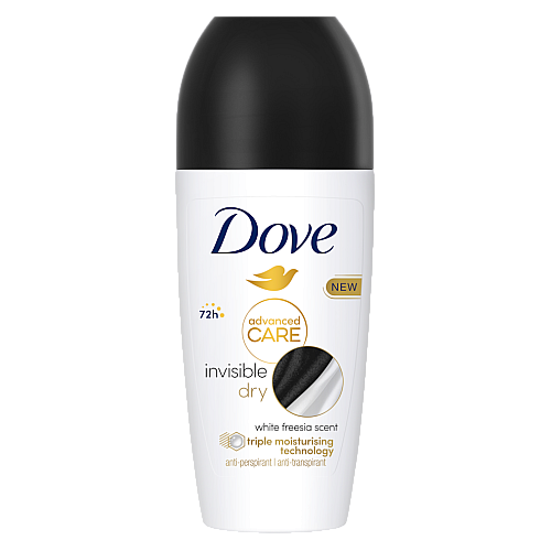 דאב דאודורנט רול-און אינוויזיבל דריי 50 מ"ל - מבית DOVE
