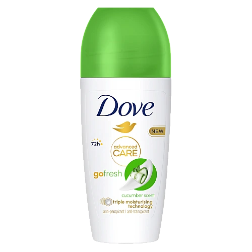 דאב דאודורנט רול-און בניחוח מלפפונים 50 מ"ל - מבית DOVE