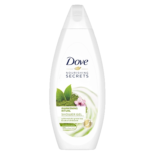 דאב תחליב רחצה תה ירוק מאצ'ה ופריחת הדובדבן 750 מ"ל - מבית DOVE