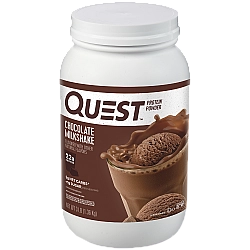 אבקת חלבון מי גבינה וחלב קווסט בטעם מילקשייק שוקולד - 1.36 ק"ג - מבית Quest Nutrition