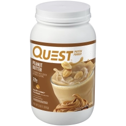 אבקת חלבון מי גבינה וקזאין מיסלרי חמאת בוטנים - 1.36 ק"ג - מבית Quest Nutrition