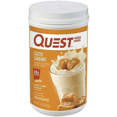 אבקת חלבון מי גבינה וקזאין מיסלרי קראנץ' קינמון - 726 גרם - מבית Quest Nutrition